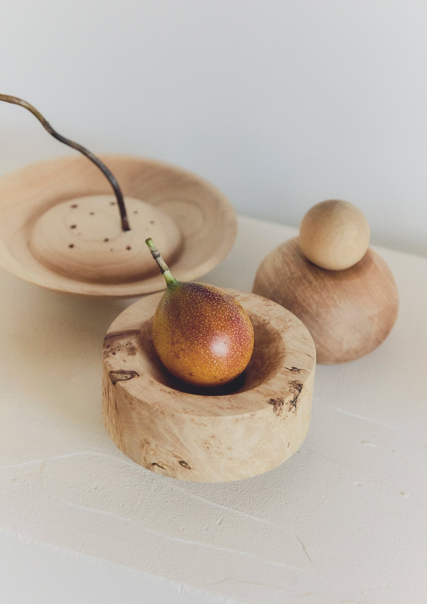 Macinapepe arrotondato in acero Elise McLauchlan | Naturale