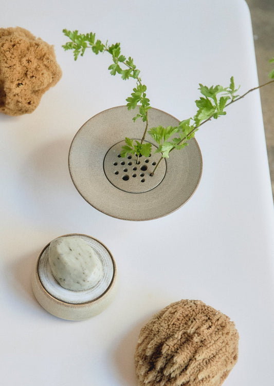 Vaso Ikebana Laerke Moller Hansen | Grigio maculato