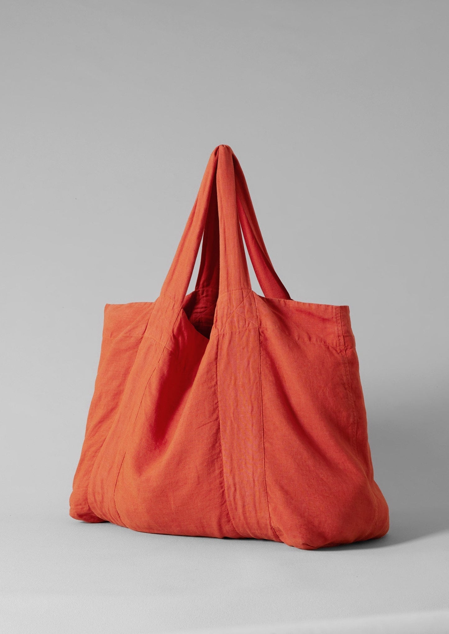 Borsa in lino tinto in capo | Peperoncino rosso