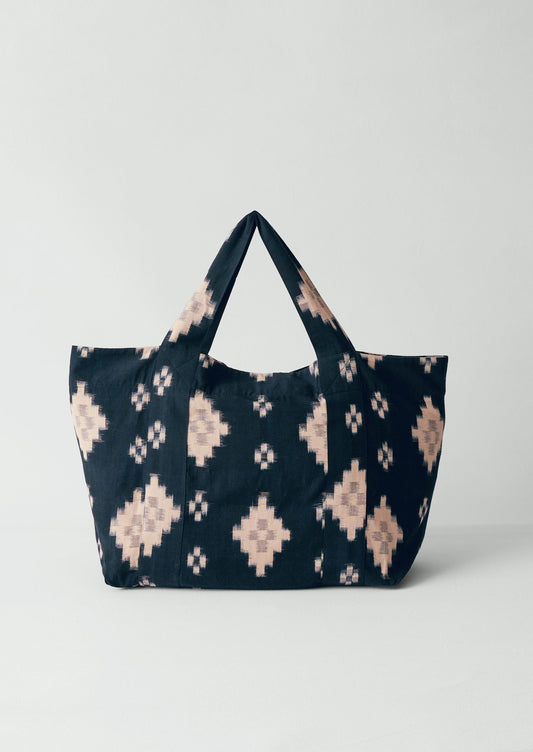 Borsa Fugue Ikat | Mezzanotte/Sabbia