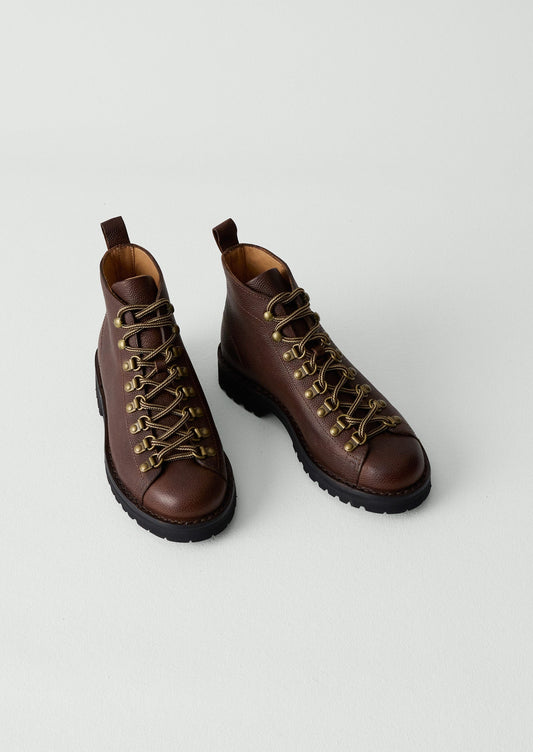 Scarponi da trail in pelle Fracap | Marrone scuro