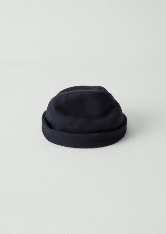 Cappello Qirsh in feltro di lana Jcosky | Blu navy