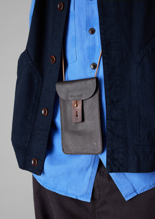 Custodia in pelle Bleu De Chauffe | Marrone Marrone