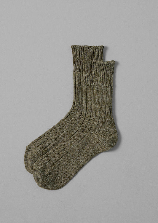 Calzini in lino Decka | Oliva