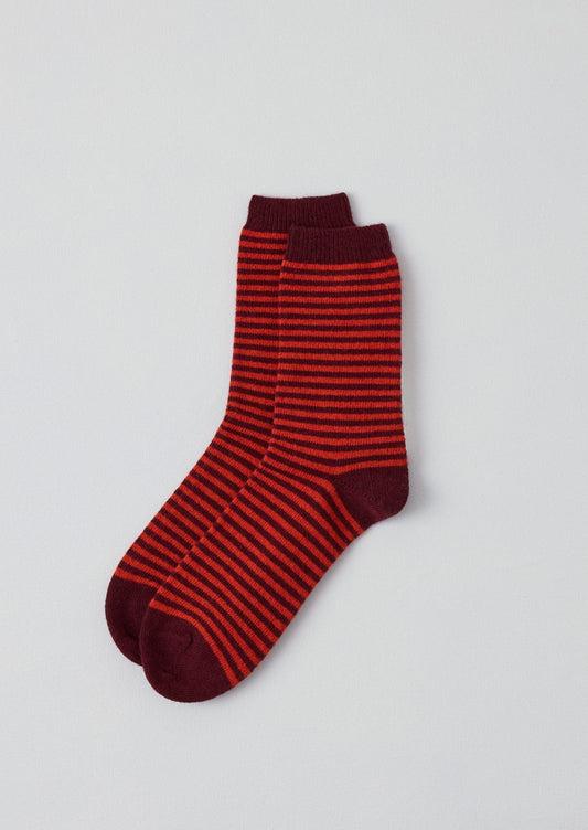 Calzini a righe | Rosso Multi