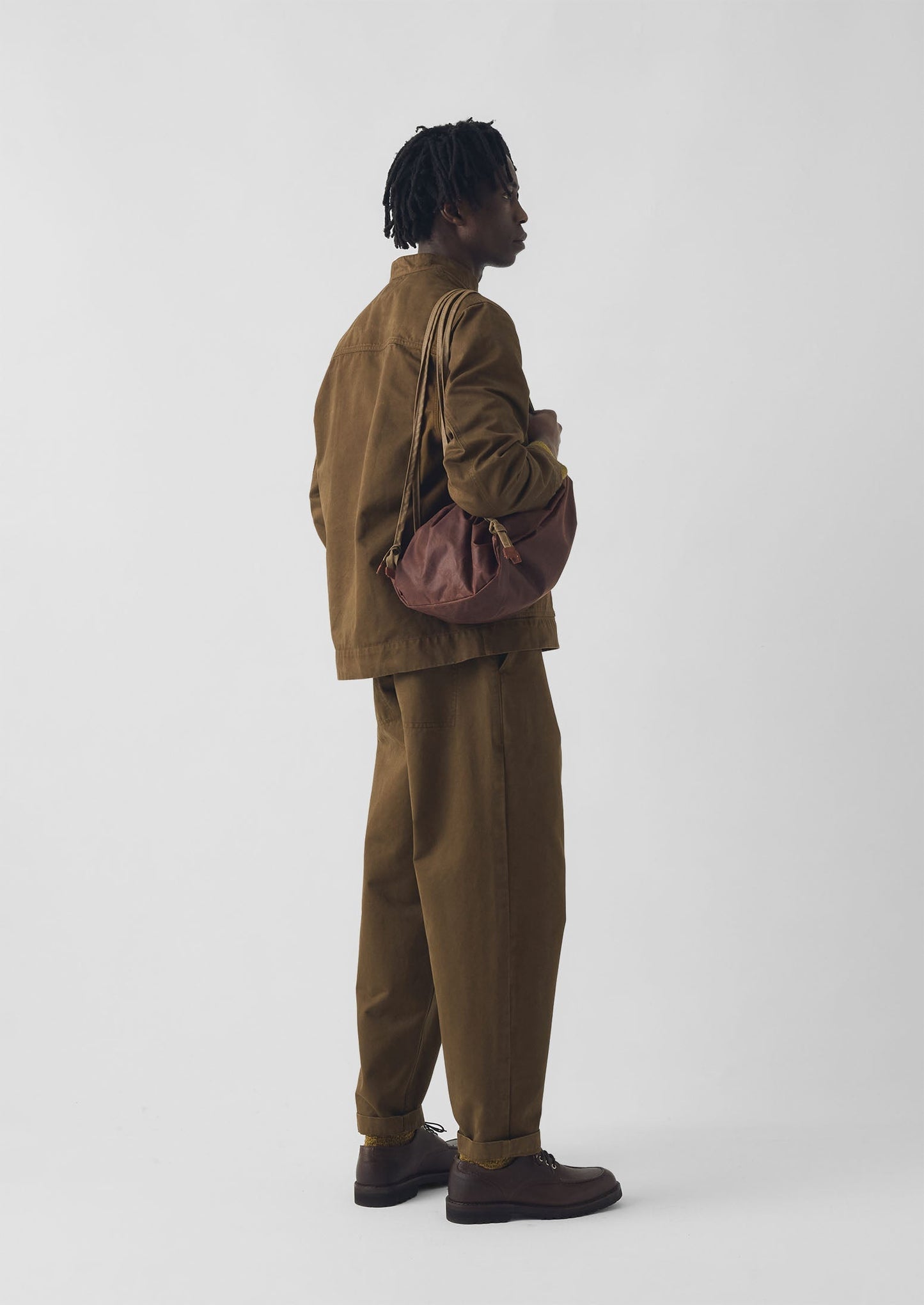 Zaino con fiocco in cotone cerato Kate Sheridan | Castagna