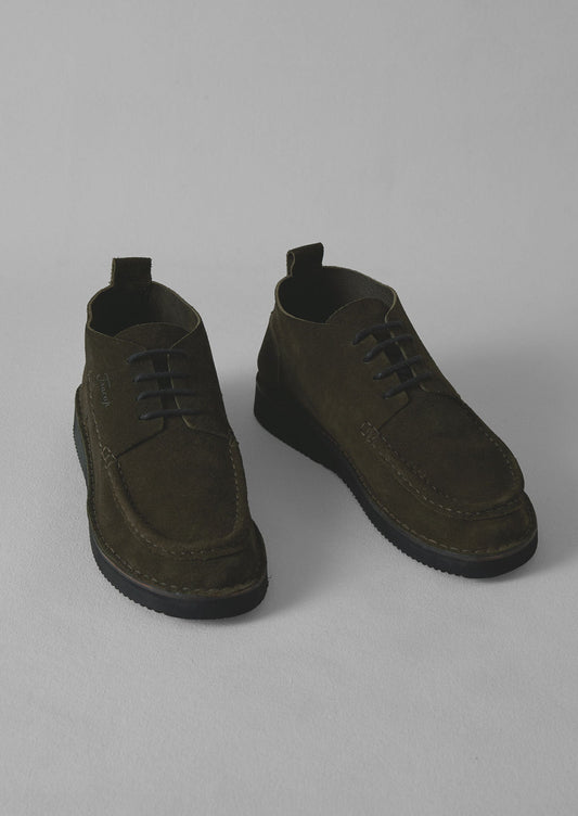 Scarpe da campeggio in pelle scamosciata Fracap | Oliva