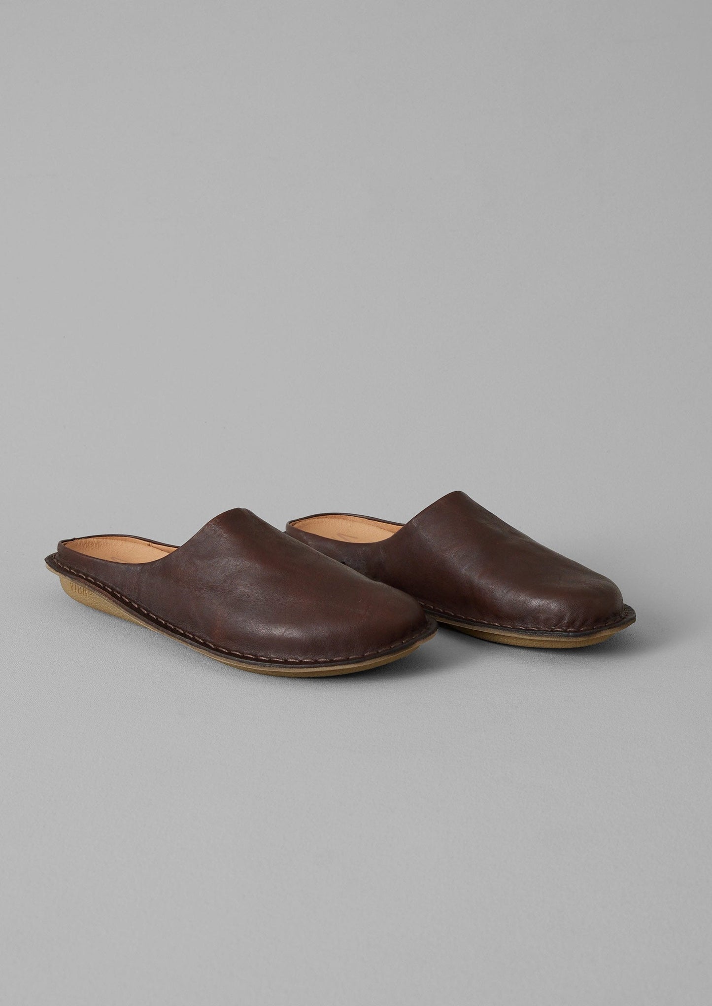 Mules in pelle Vibae | Marrone cacao