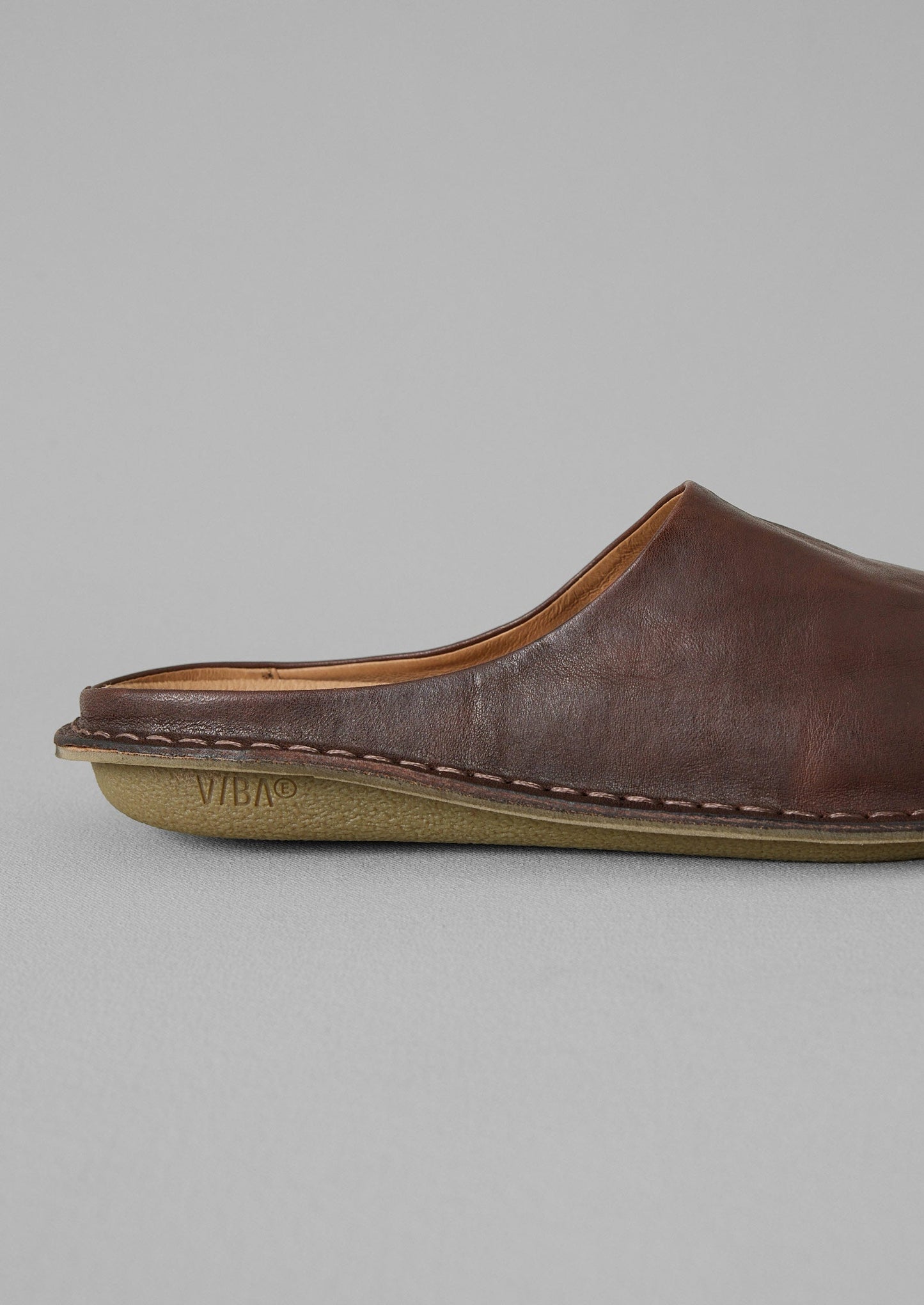 Mules in pelle Vibae | Marrone cacao