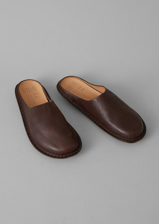 Mules in pelle Vibae | Marrone cacao