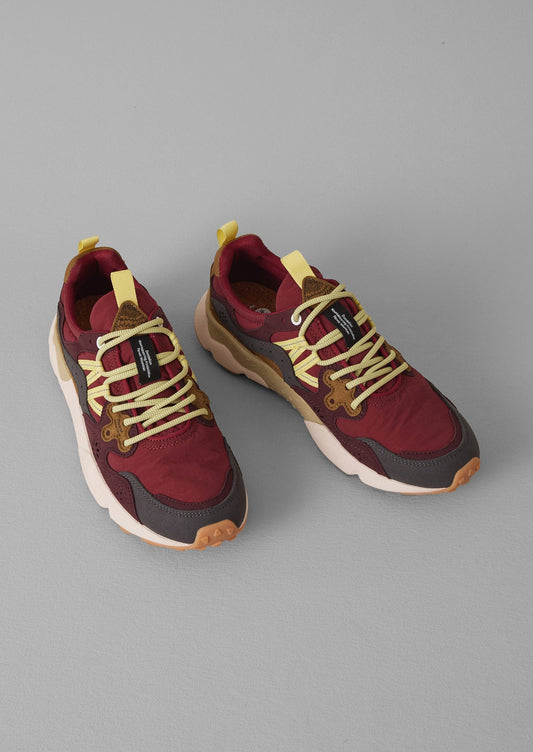 Sneakers con pannelli Flower Mountain Yamano Kaiso | Mattone/Iris