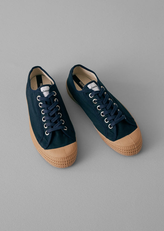 Scarpe da ginnastica in cotone cerato Novesta Star Master | Indaco