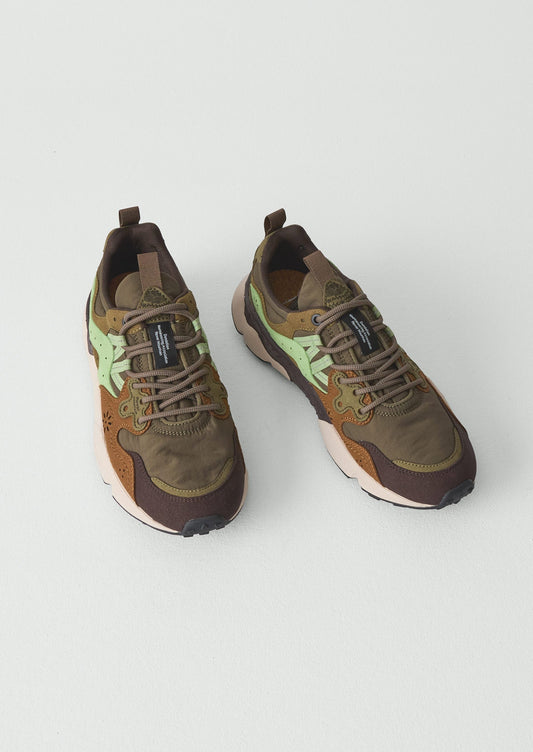 Sneakers Flower Mountain Yamano Kaiso | Verde oliva intenso