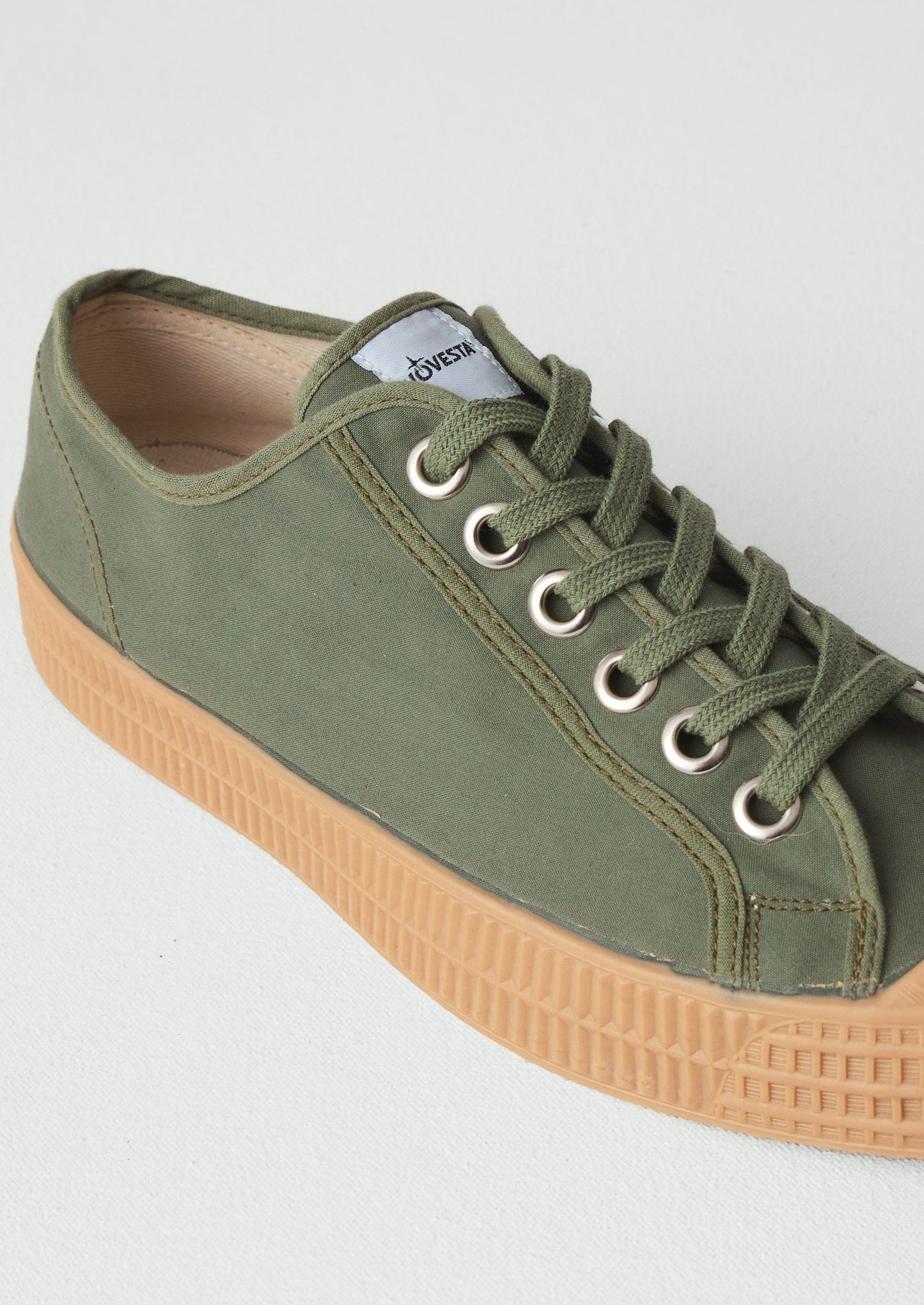 Sneakers in cotone cerato Novesta Star Master | Salvia