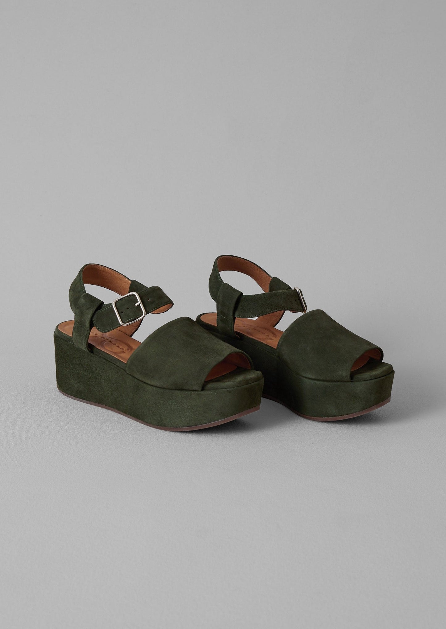 Sandali con plateau in pelle scamosciata Chie Mihara | Fern