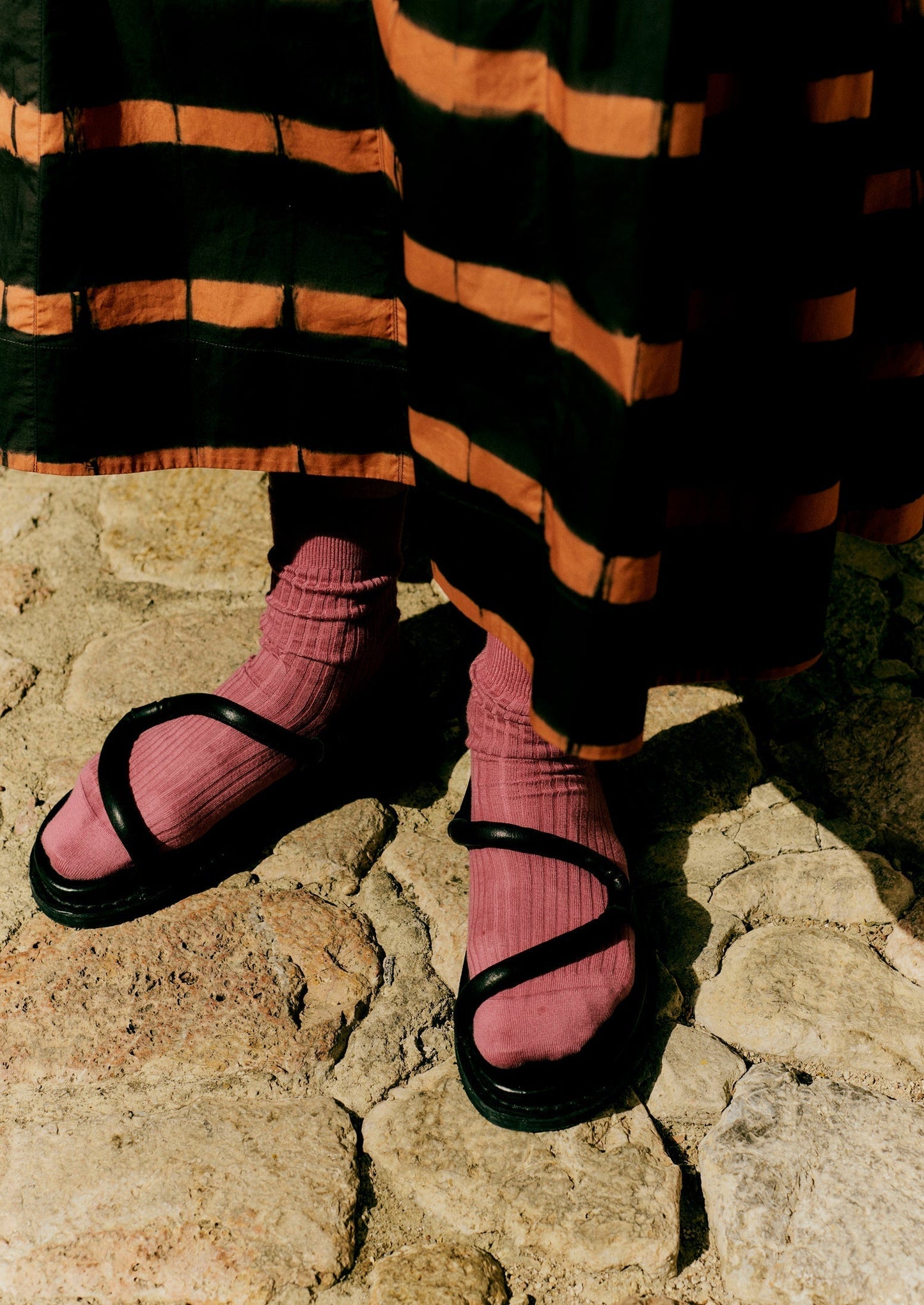 Sandali Trippen ZigZag in pelle | Nero