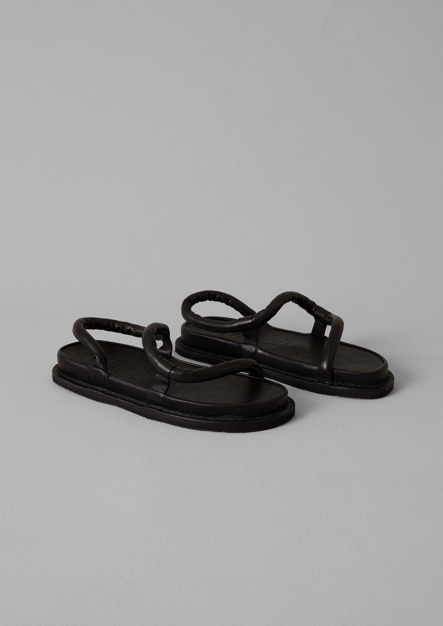 Sandali Trippen ZigZag in pelle | Nero