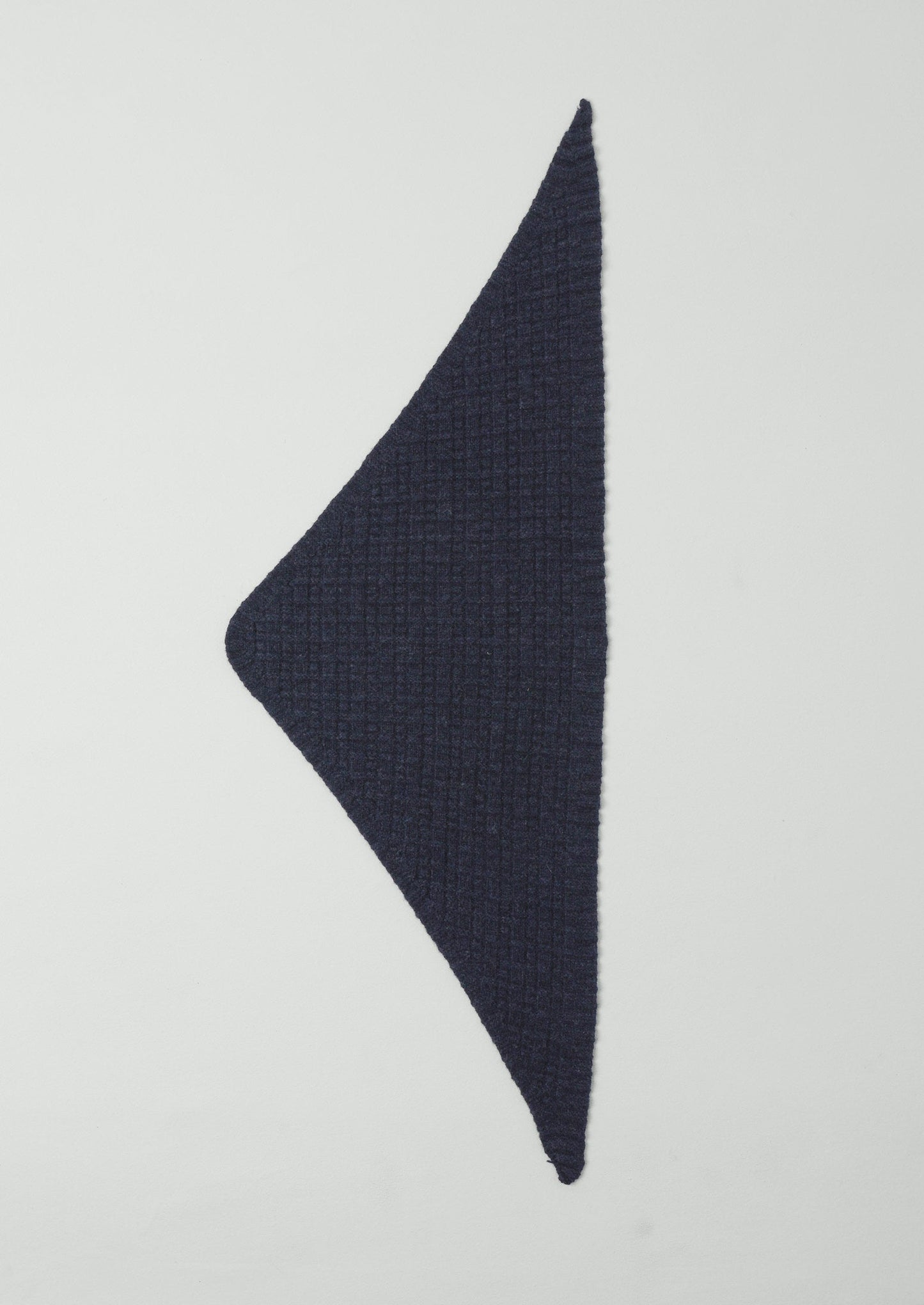 Bandana in lana lavorata a maglia | Indigo Melange