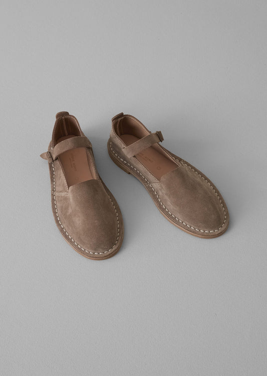 Scarpe Steve Mono Artisan in pelle scamosciata con fibbia | Talpa