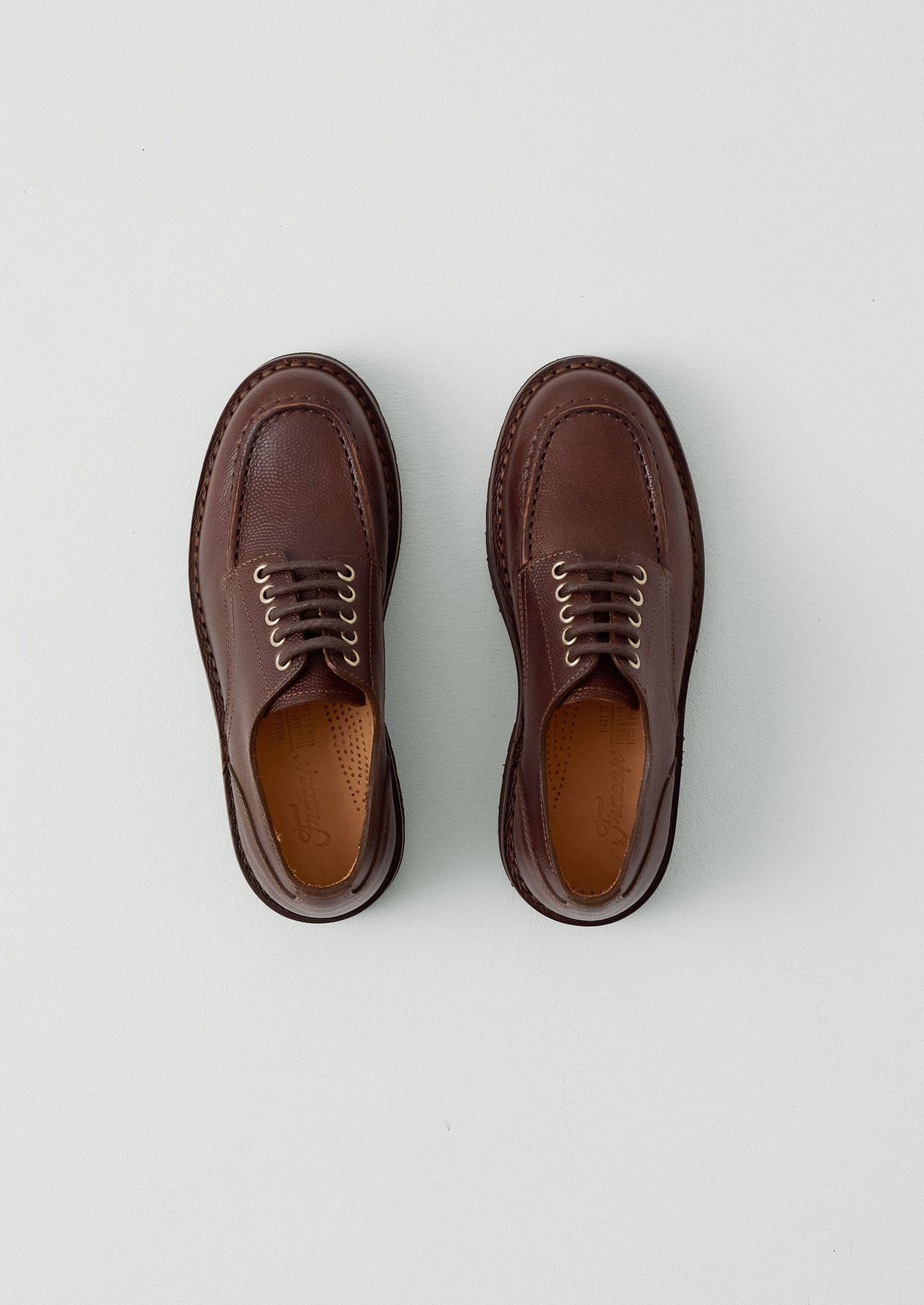 Scarpe da postino in pelle Fracap | Marrone scuro
