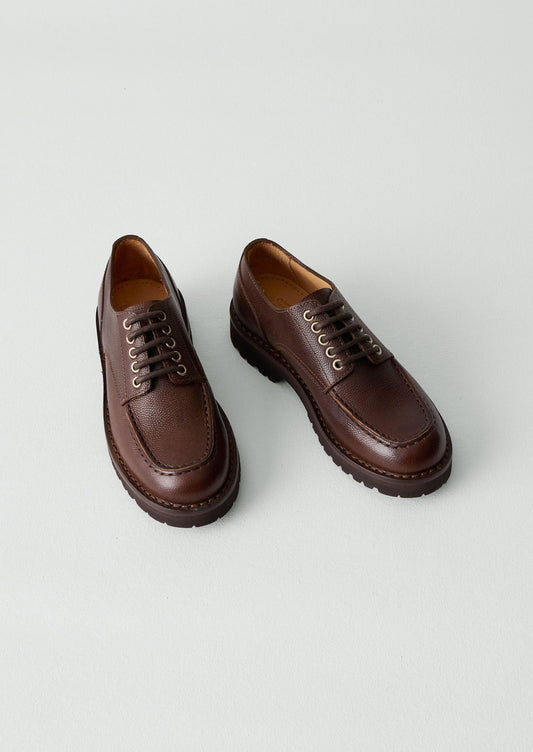 Scarpe da postino in pelle Fracap | Marrone scuro