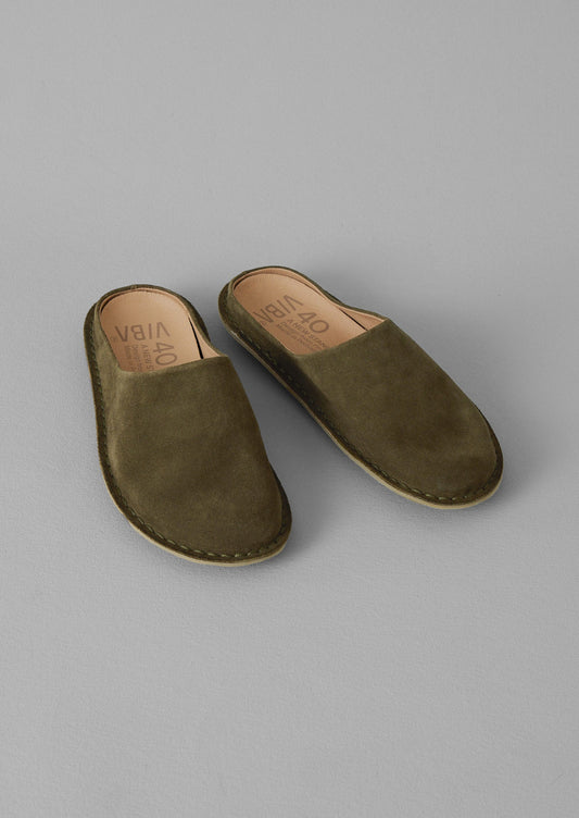 Mules in pelle scamosciata Vibae Roma | Oliva