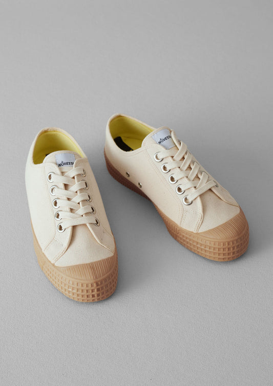 Novesta Star Master Plimsolls | Ecru/Trasparente