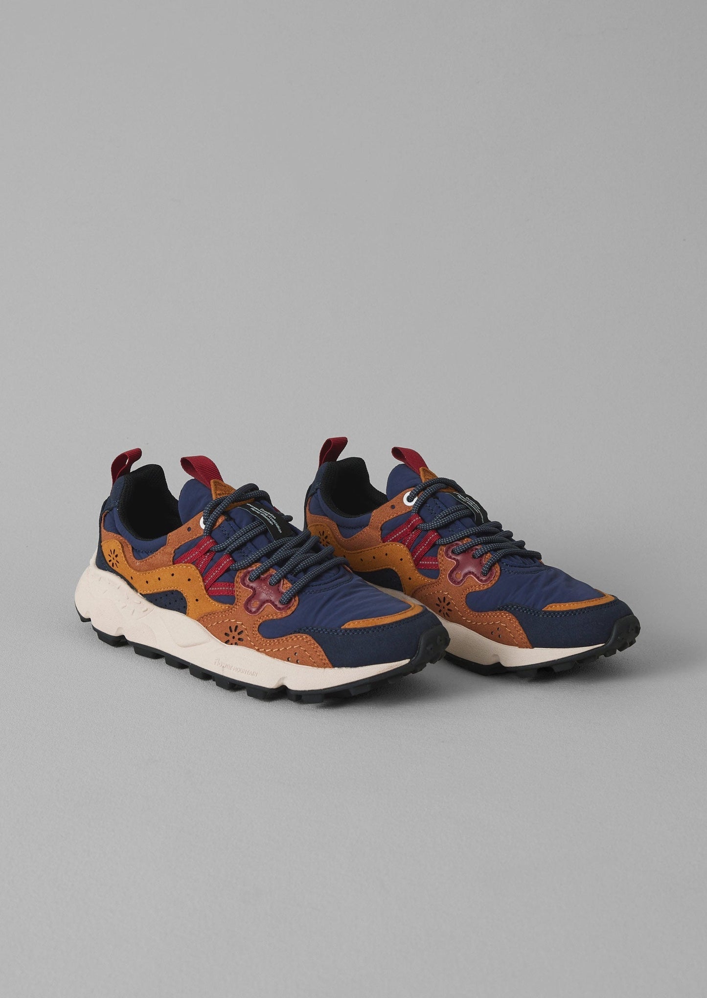 Scarpe da ginnastica Flower Mountain Yamano Kaiso | Indaco/Zenzero