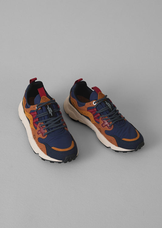 Scarpe da ginnastica Flower Mountain Yamano Kaiso | Indaco/Zenzero