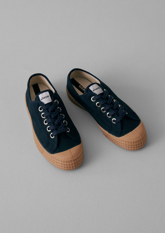 Scarpe da ginnastica in cotone cerato Novesta Star Master | Indaco