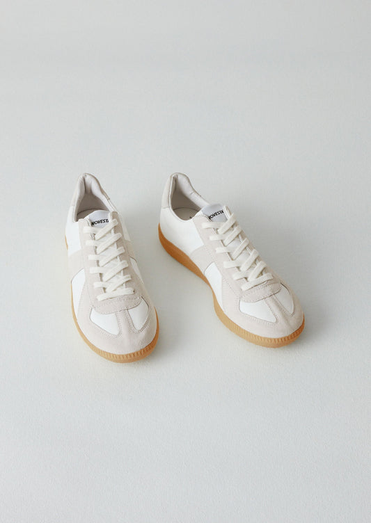 Scarpe da ginnastica in pelle Novesta Gat | Ecru
