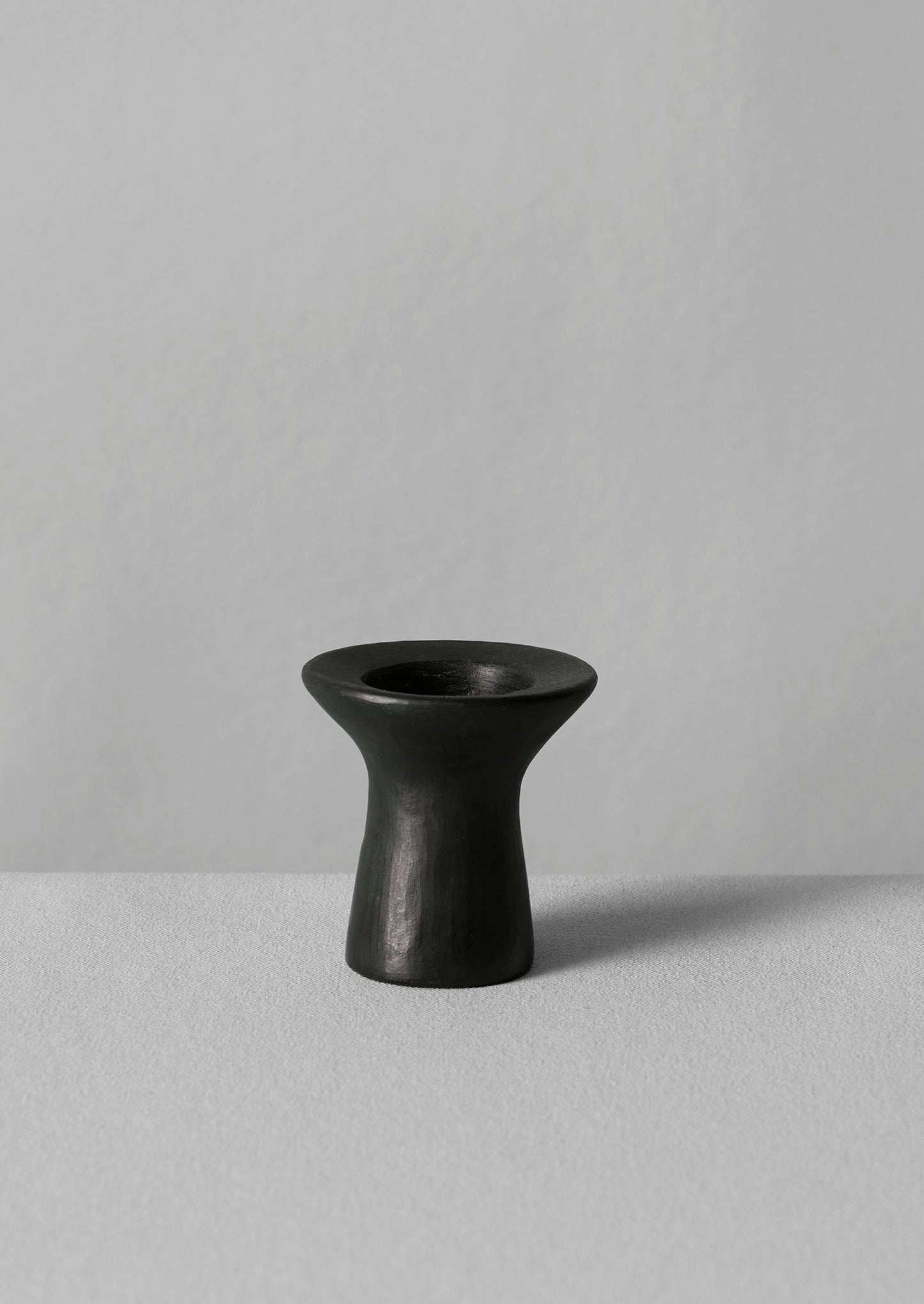 Portacandele Longpi Stubby | Argilla nera