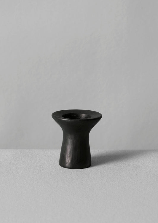 Portacandele Longpi Stubby | Argilla nera
