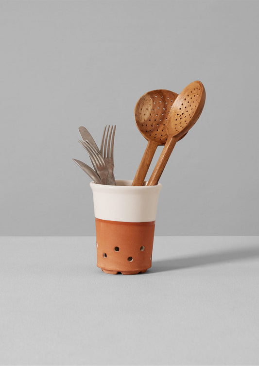 Scolaposate Willow Pottery | Terracotta/Ecru