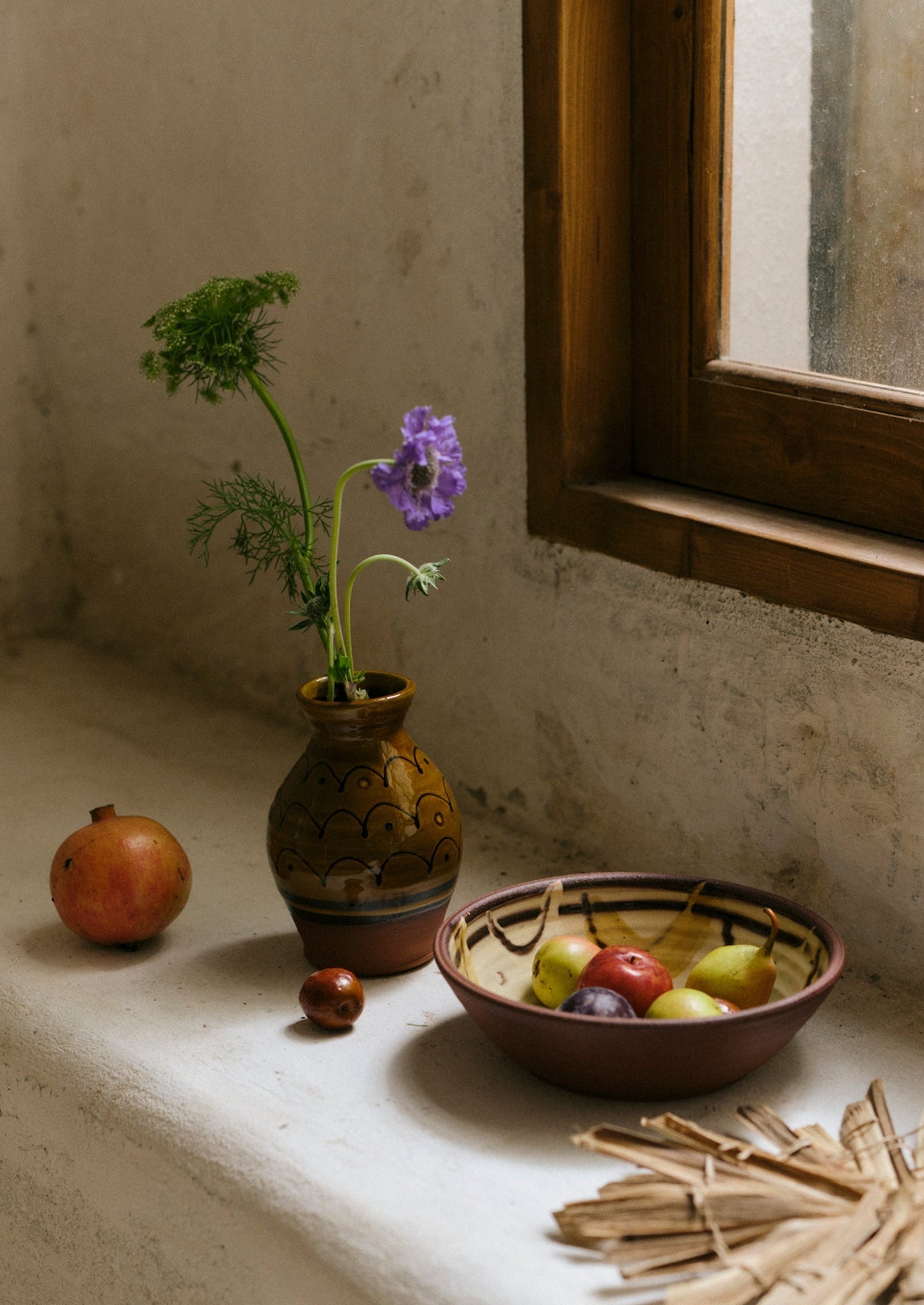 Vaso Slipware Frances Savage | Miele/Terracotta