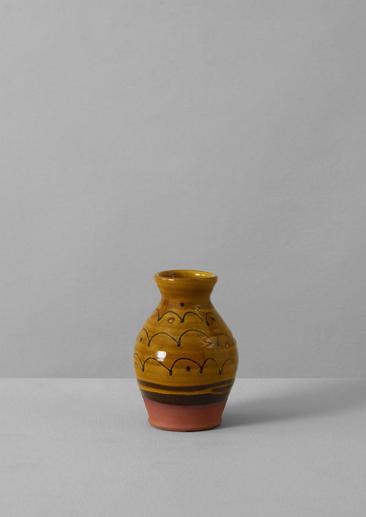 Vaso Slipware Frances Savage | Miele/Terracotta