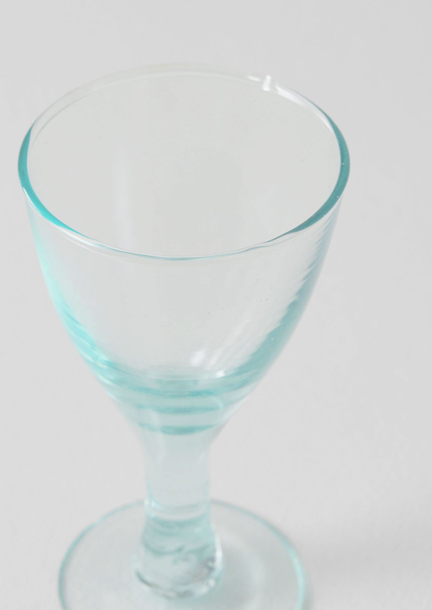 Set di bicchieri da vino boliviani riciclati | Trasparenti