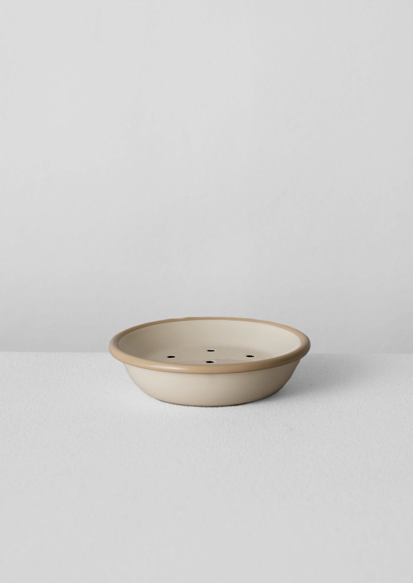 Portasapone smaltato | Stucco/Crema