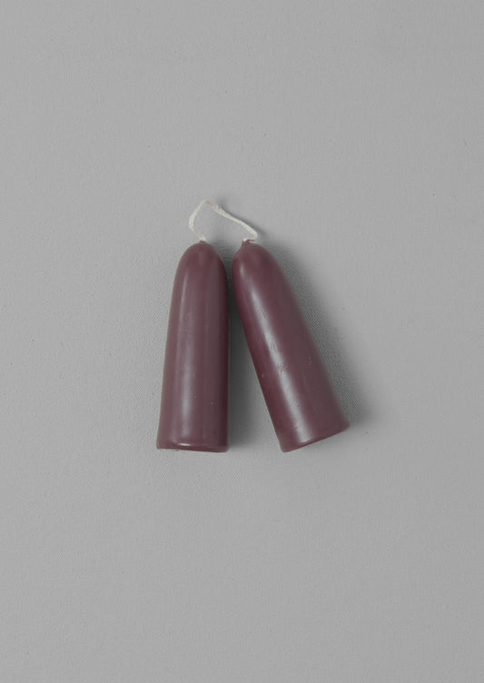 Wax Atelier Set di due candele tozze | Elleboro scuro
