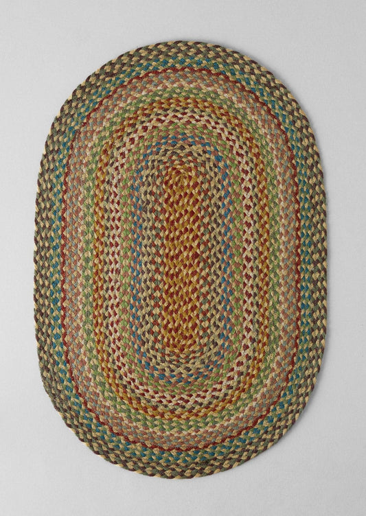 Zerbino in iuta biologica The Braided Rug Company | Multicolore