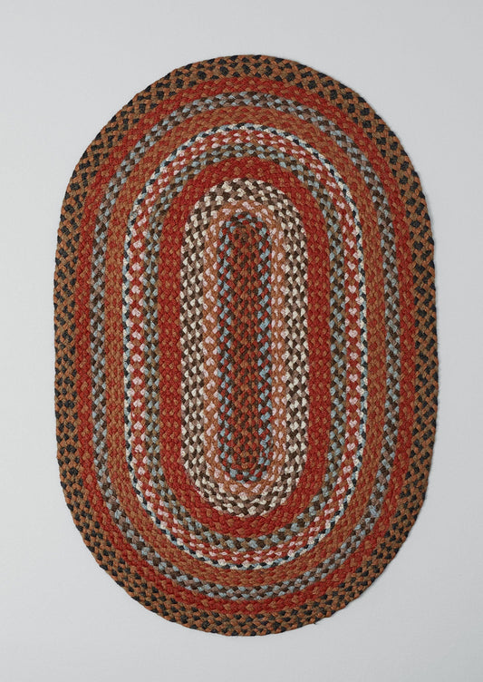 Zerbino in iuta biologica The Braided Rug Company | Zenzero Multi