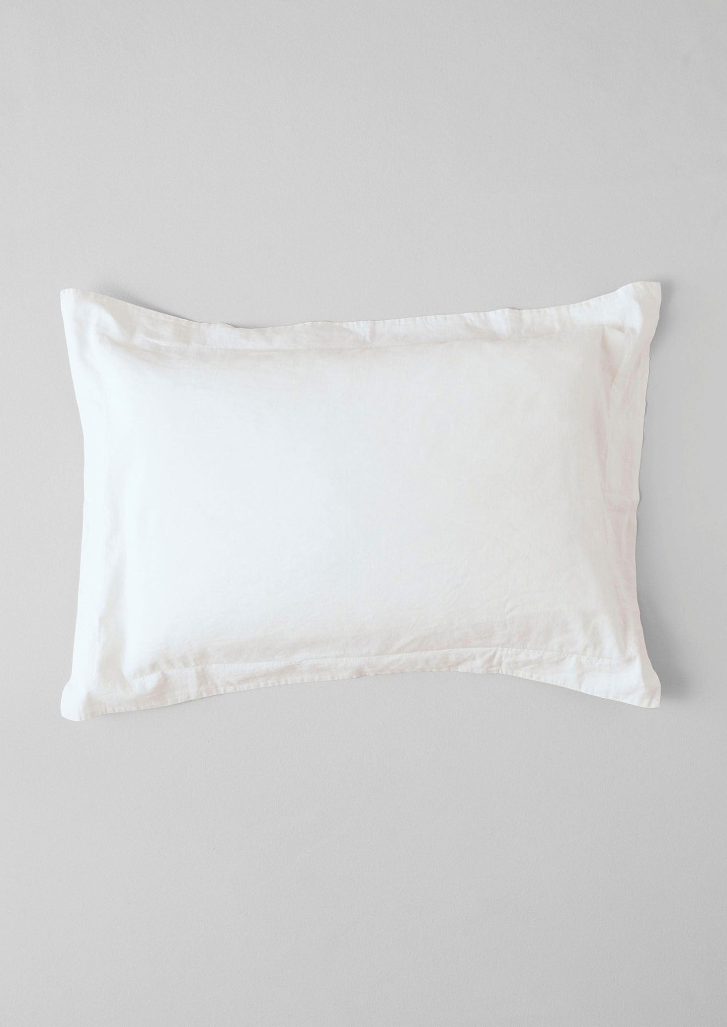Set di federe in lino e cotone Oxford lavato | Ecru