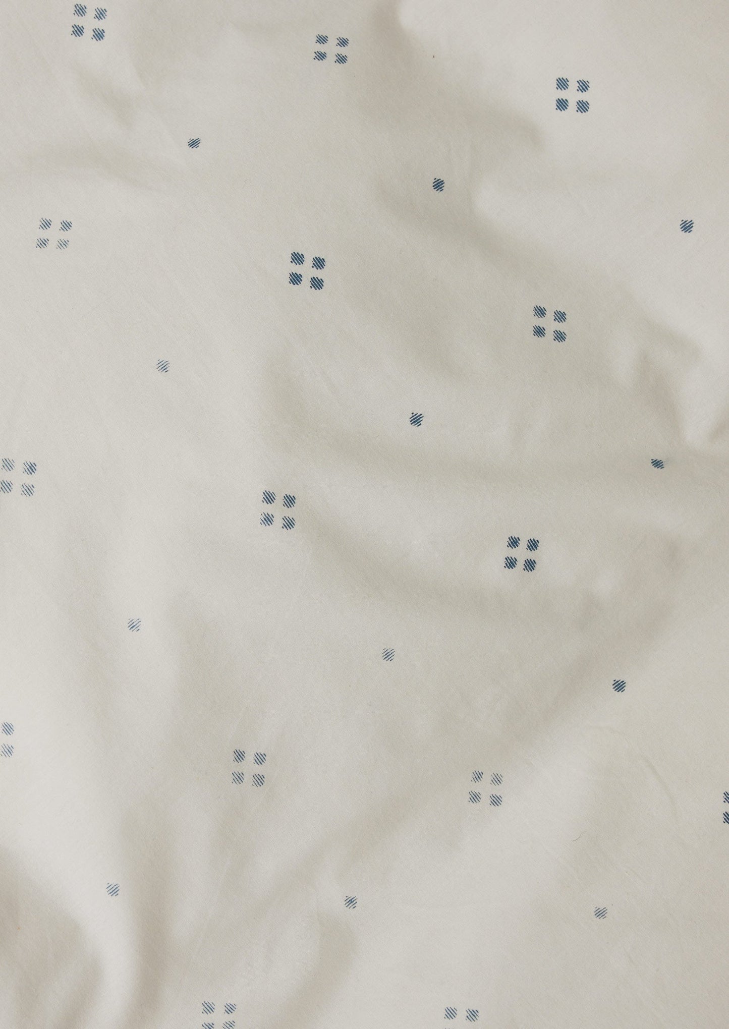 Copripiumino Rowan Print | Ecru/Blu tenue
