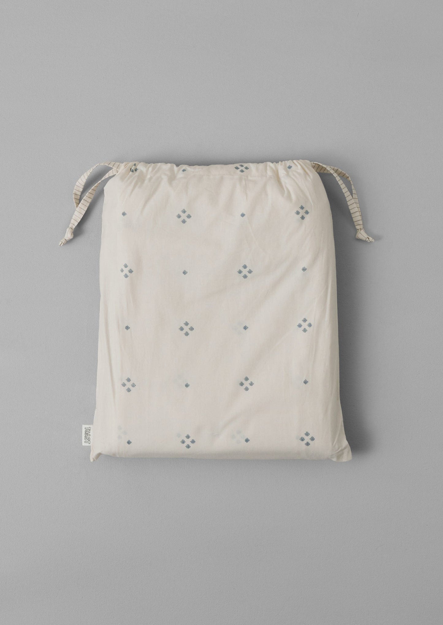 Copripiumino Rowan Print | Ecru/Blu tenue