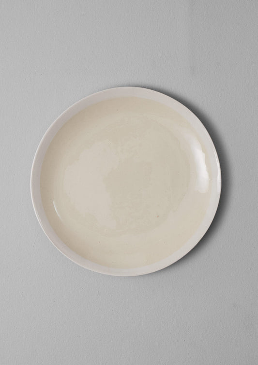 Piatto da portata Wonki Ware White Wash | Naturale/Bianco