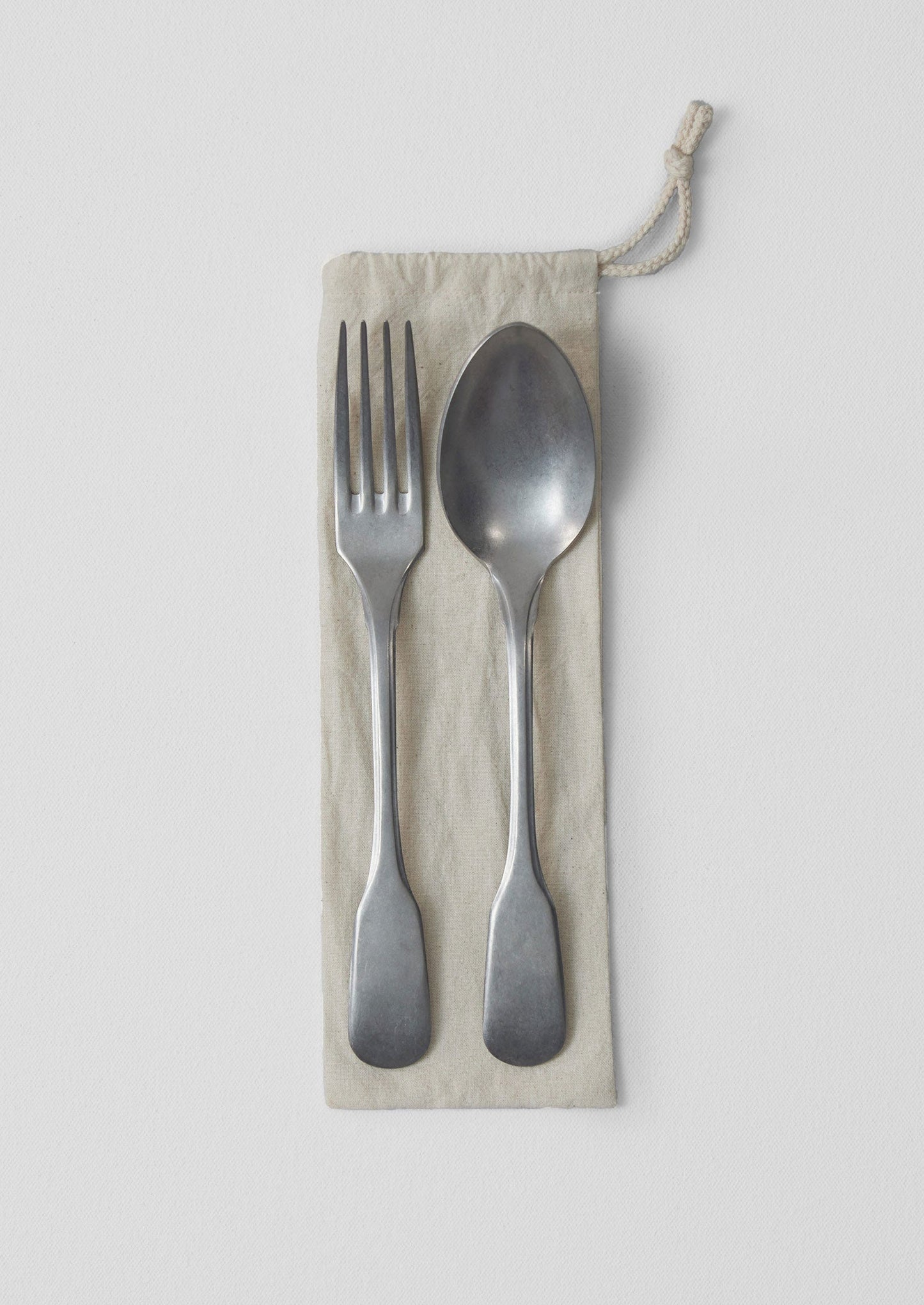 Set da portata stonewashed | Argento