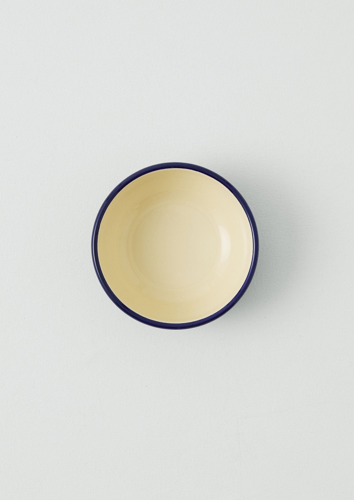 Ciotola da picnic smaltata | Crema/Blu