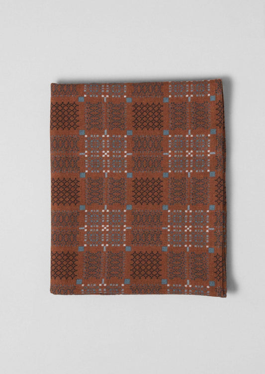 Coperta gallese Melin Tregwynt | Ruggine/Topazio