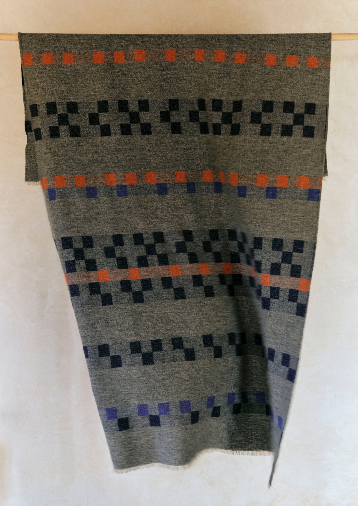 Coperta Bristol Weaving Mill Geo | Carbone