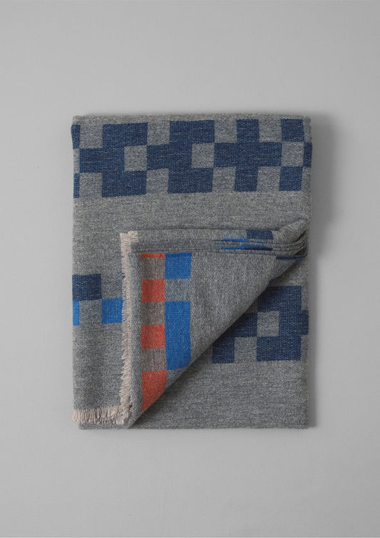Coperta Bristol Weaving Mill Geo | Carbone